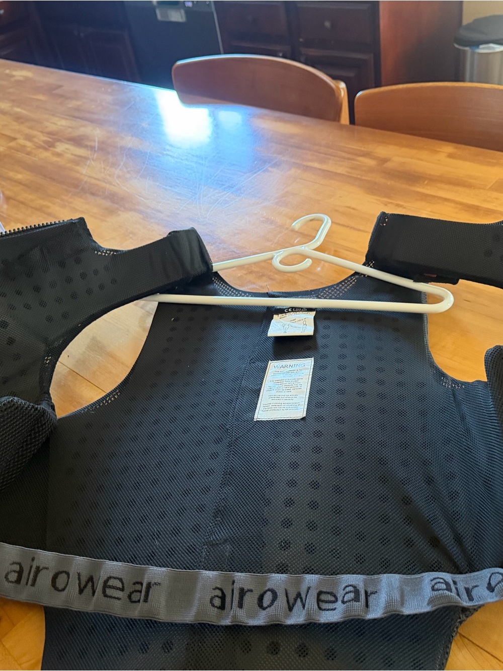 Airowear Black Protective Cross Country Equestrian Riding Vest XL - Picture 5 of 9